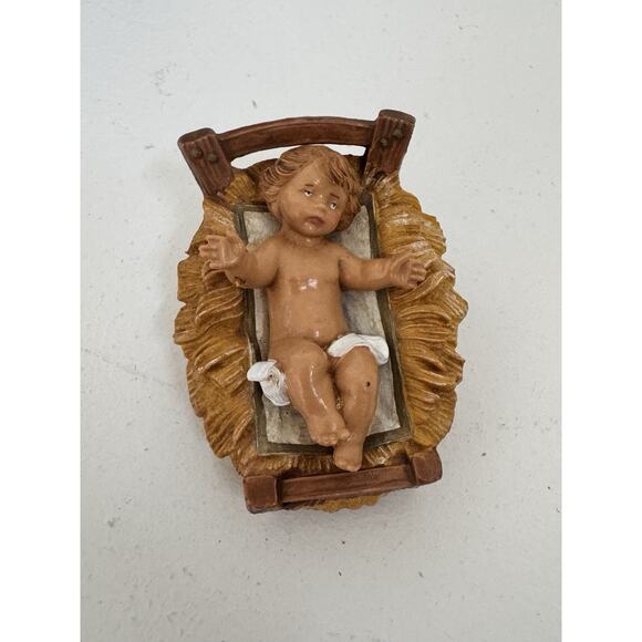 Christmas Nativity Baby Jesus Fontanini THE HOLY FAMILY Replacement Italy - Picture 1 of 7